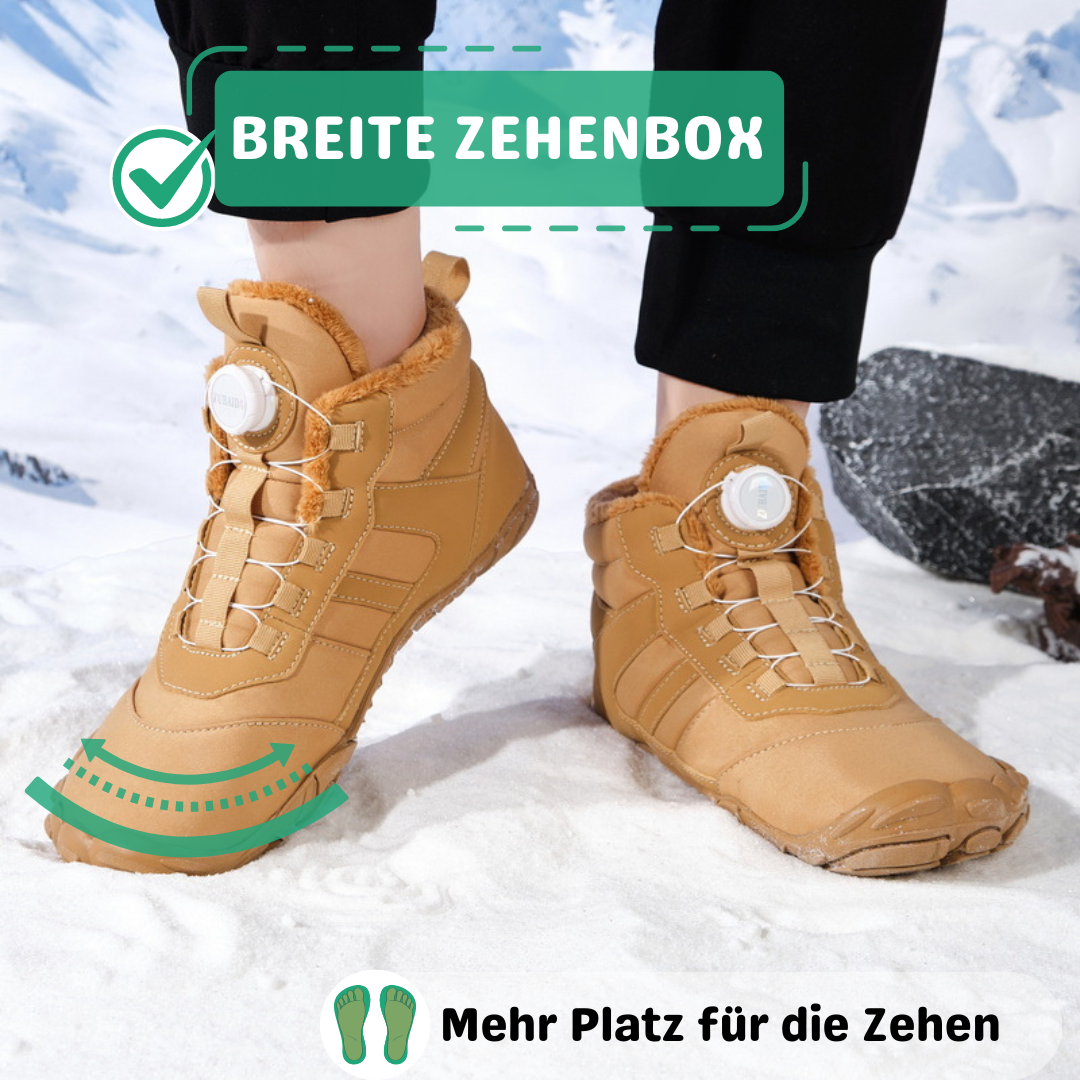 Naturtravel™ Fred Kids - Elternkind Winter Rutschfest Barfußschuhe