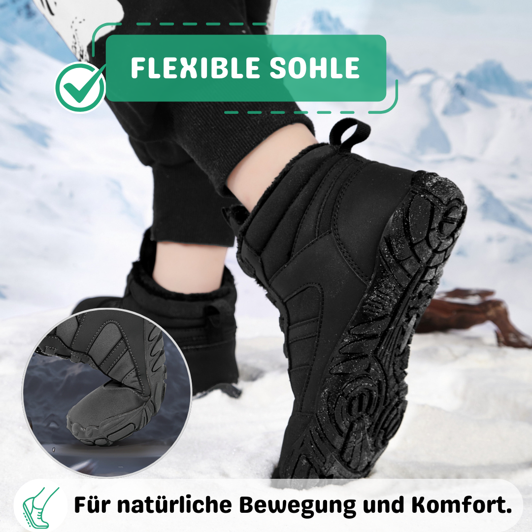 Naturtravel™ Fred Kids - Elternkind Winter Rutschfest Barfußschuhe