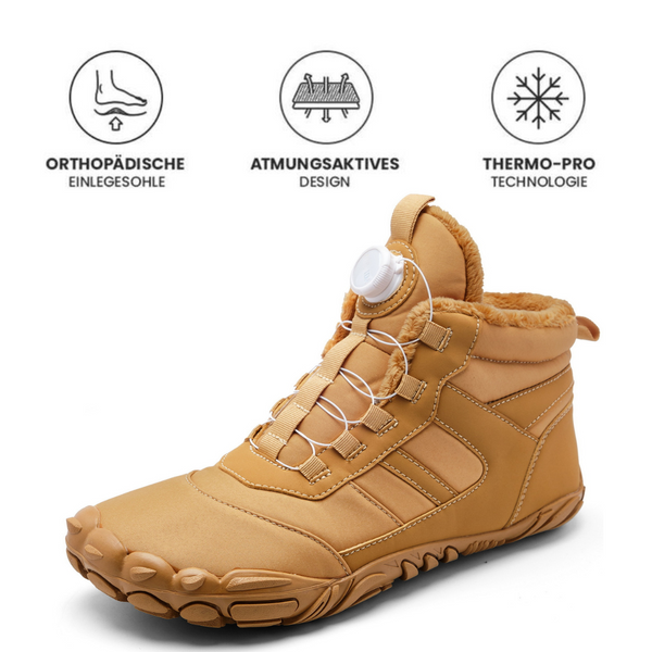 Naturtravel™ Fred Kids - Elternkind Winter Rutschfest Barfußschuhe